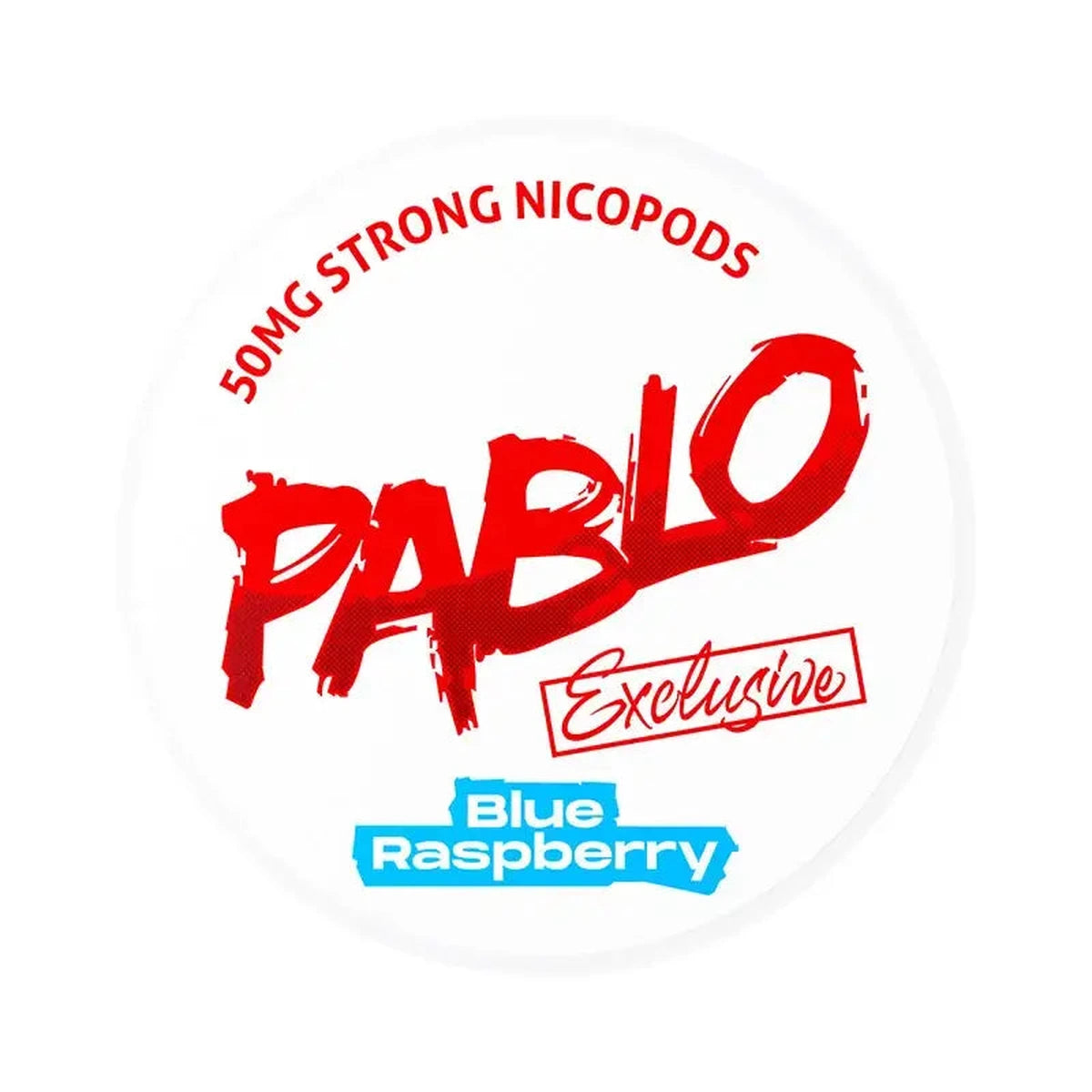 Pablo Exclusive Nicotine Pouches Blue Raspberry 50mg UAE