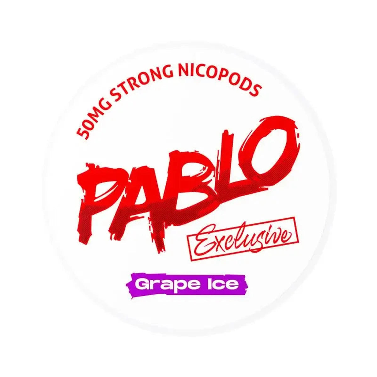 Pablo Exclusive Nicotine Pouches Grape Ice 50mg UAE