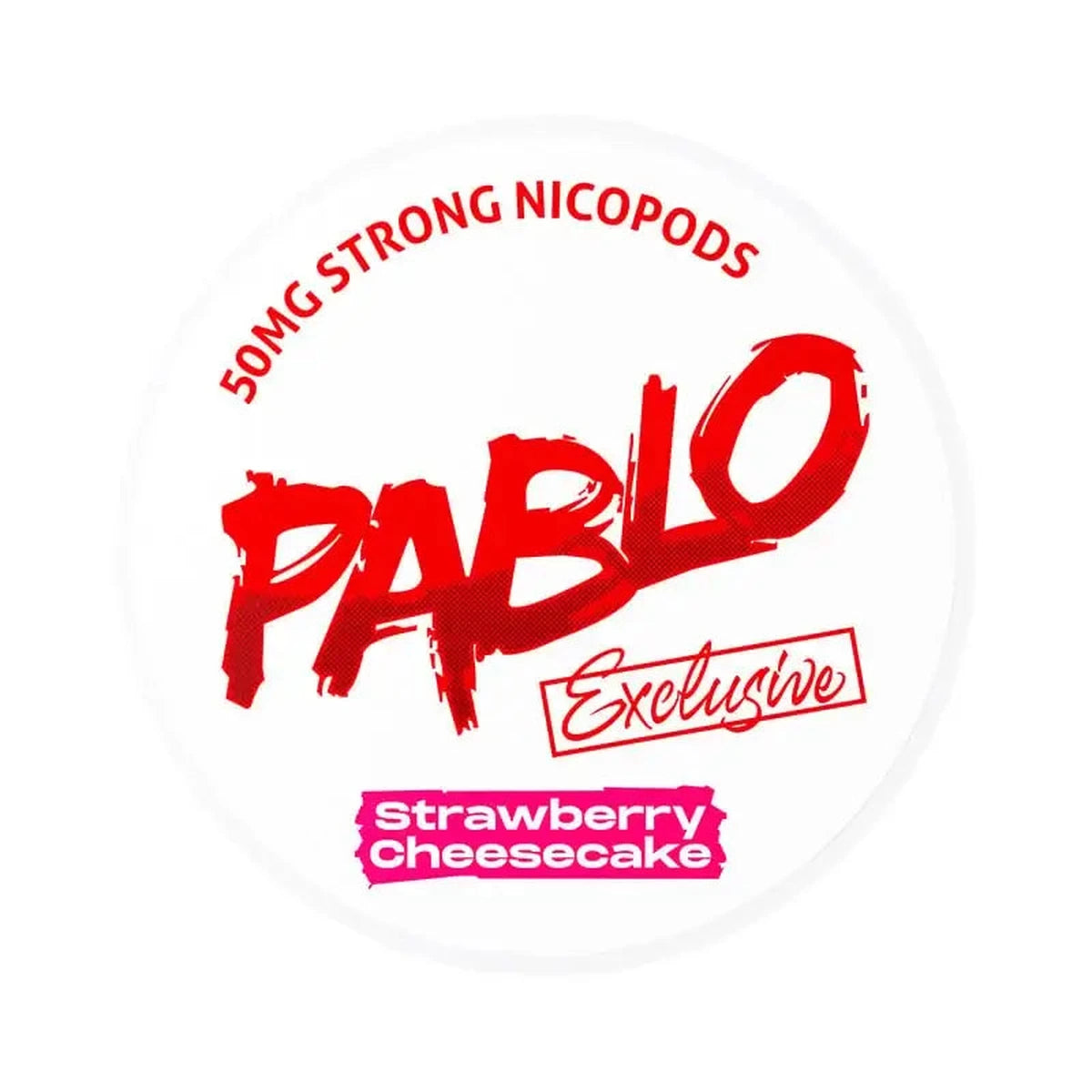 Pablo Exclusive Nicotine Pouches Strawberry Cheesecake 50mg UAE
