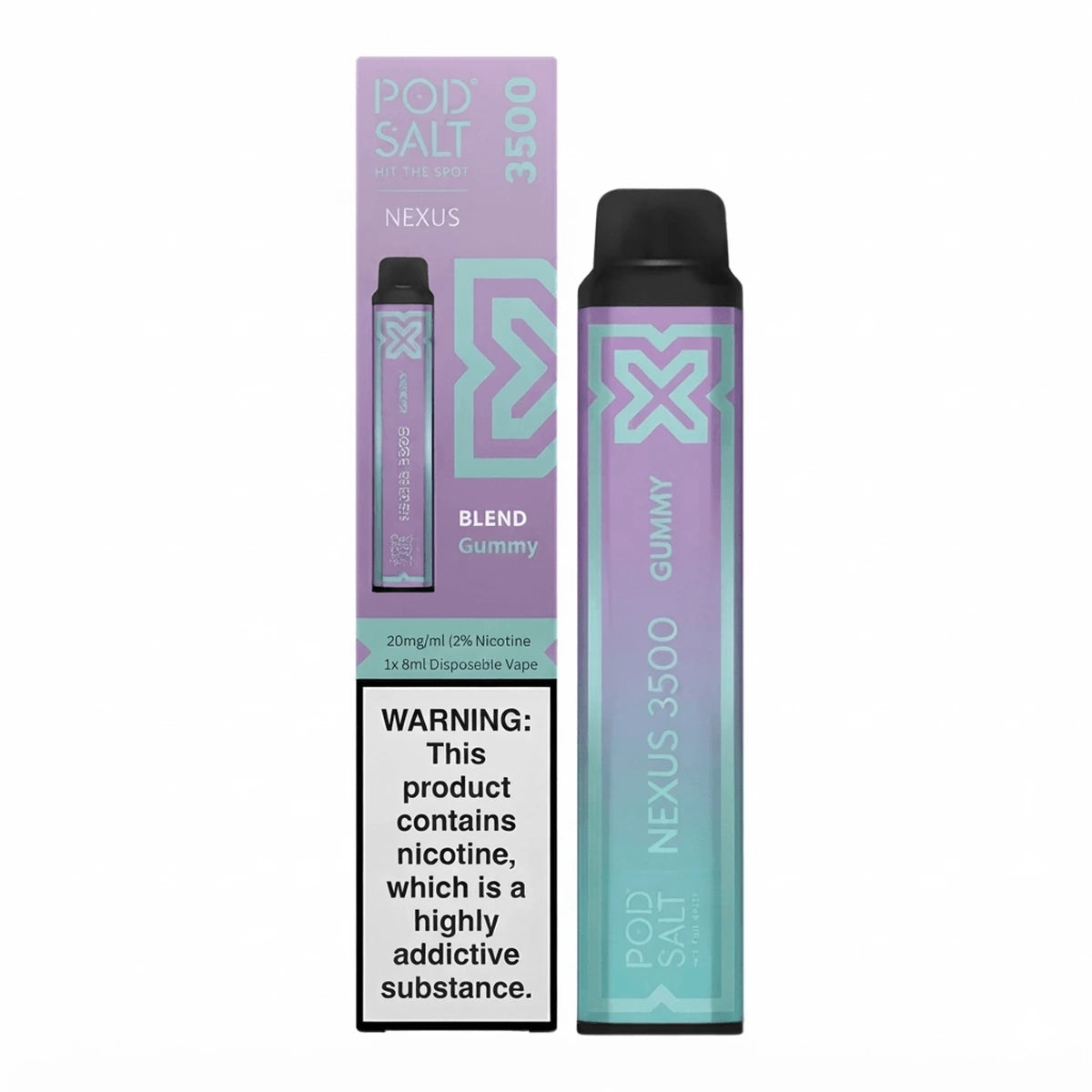 Pod Salt Nexus 3500 Puffs Disposable Vape UAE Gummy