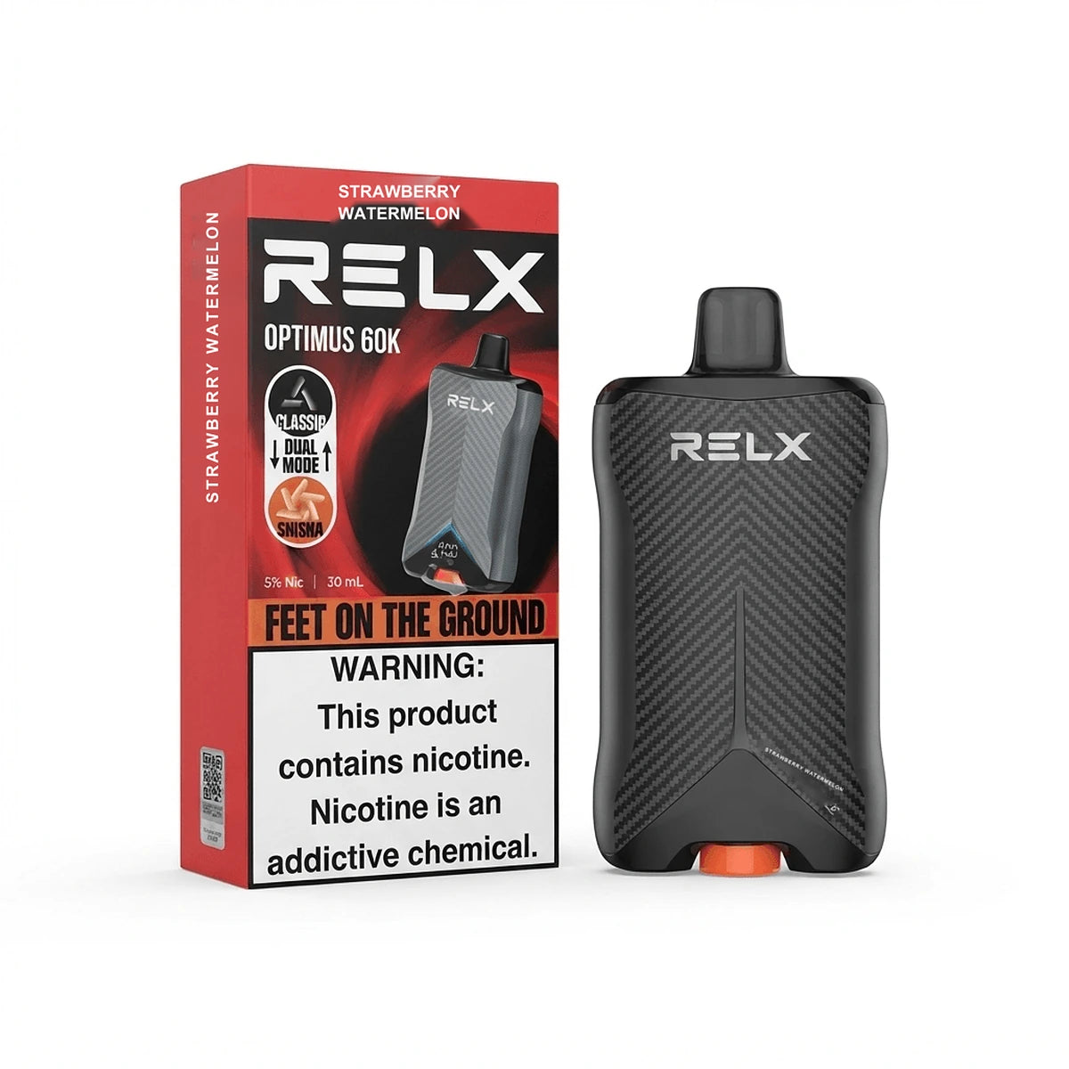 RELX Optimus 60000 Puffs Disposable Vape 50mg UAE Strawberry Watermelon