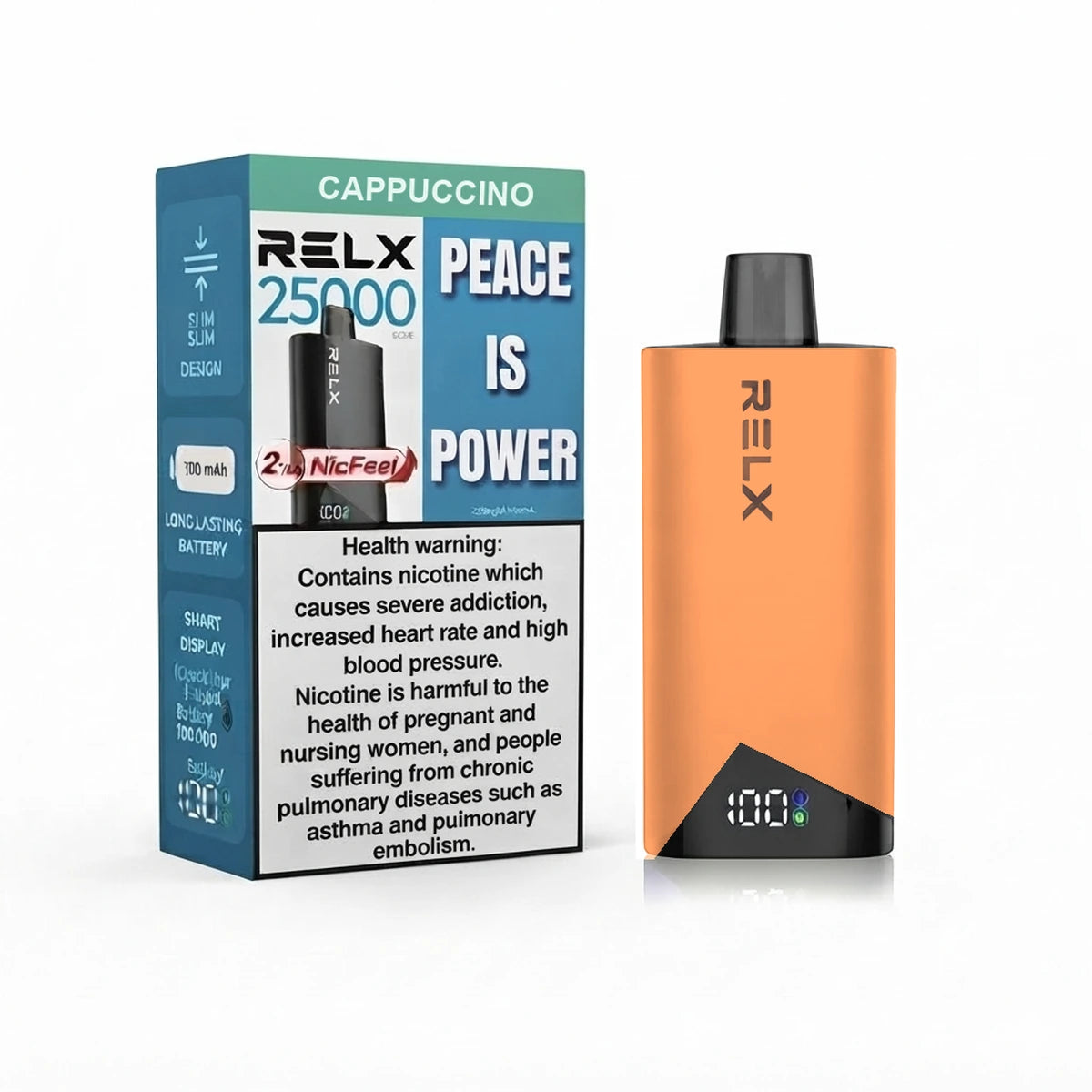 RELX Peace 25000 Puffs Cappuccino Disposable Vape UAE