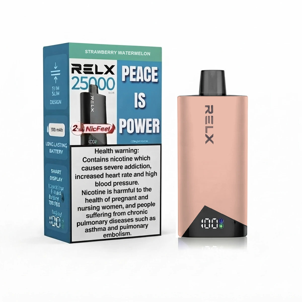 RELX Peace 25000 Puffs Strawberry watermelon Disposable Vape UAE