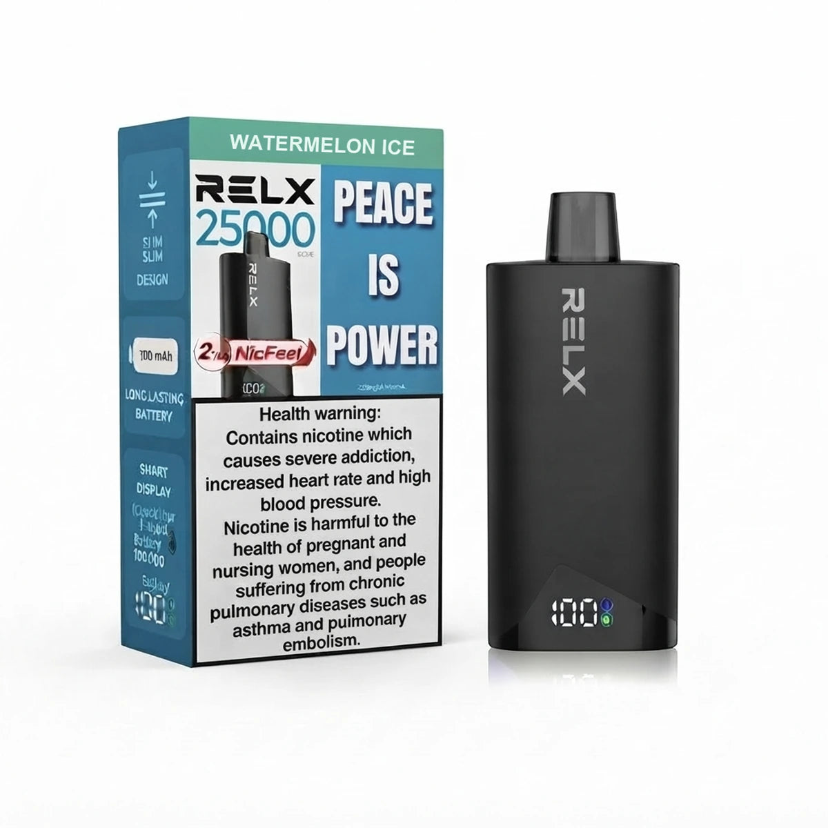 RELX Peace 25000 Puffs Watermelon ice Disposable Vape UAE