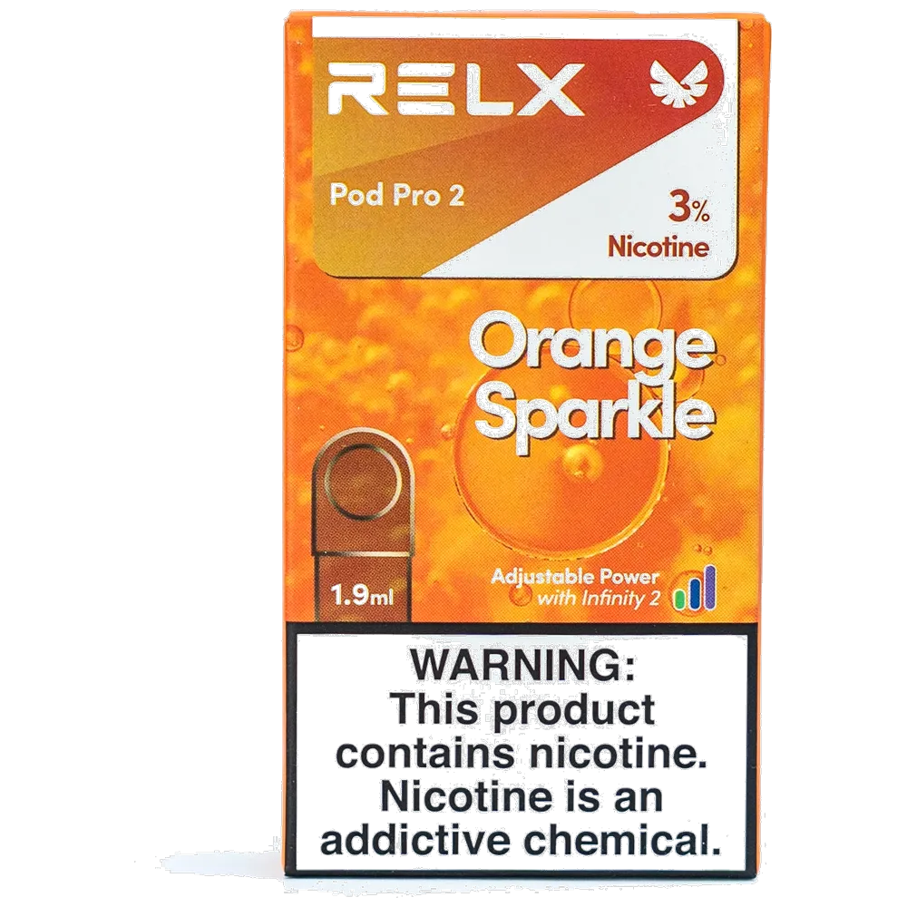 RELX Pro Pods 2 Best Price Online Pakistan Orange Sparkle 3%