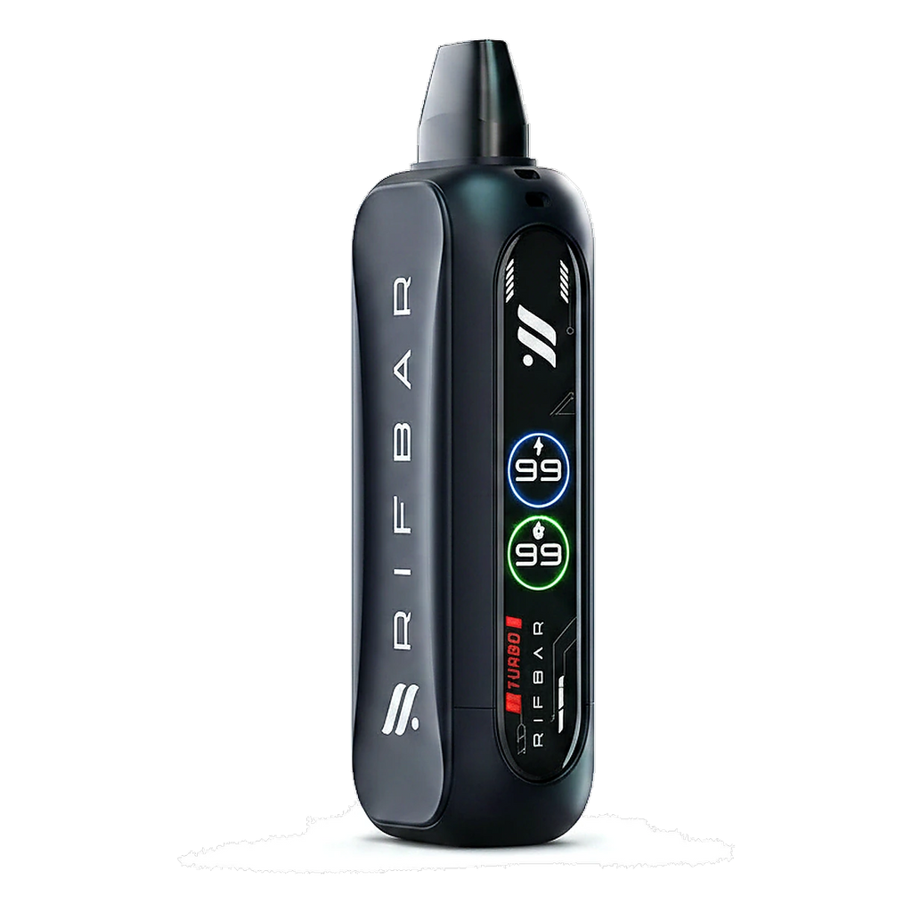 Rif Bar Turbo X Slim 12000 Puffs Disposable Vape In UAE black-ice UAE