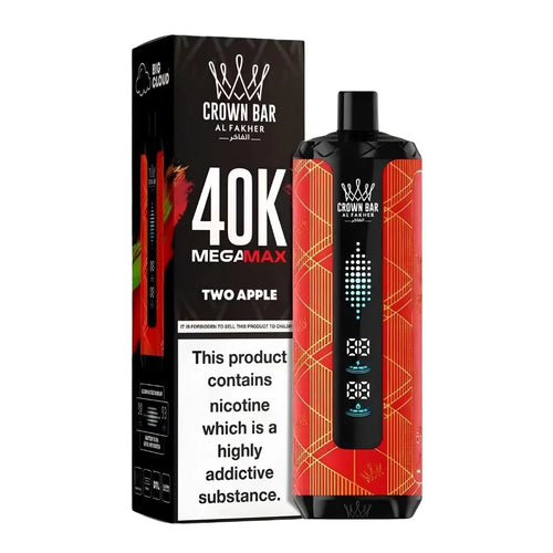 AL FAKHER Crown Bar 40000 Disposable Vape Two apple | Emirates Vapor UAE