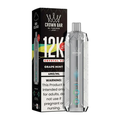 Al Fakher Crown Bar 12K Crystal V2 Disposable Vape 12000 Puffs UAE