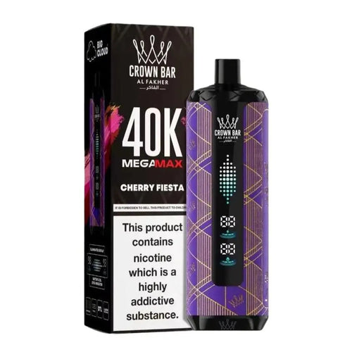 AL FAKHER Crown Bar 40000 Disposable Vape Cherry fiesta | Emirates Vapor UAE