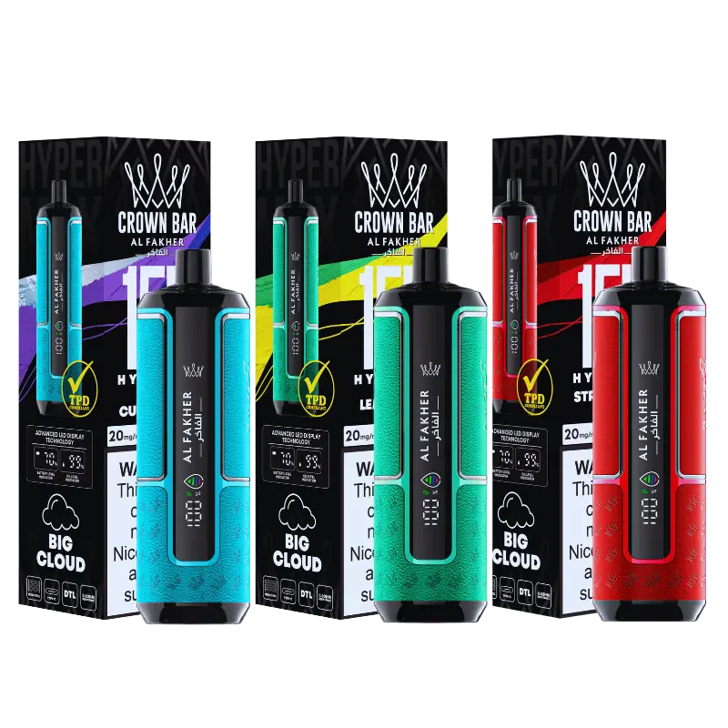 Al Fakher Crown Bar 15000 puff Hypermax in Dubai UAE