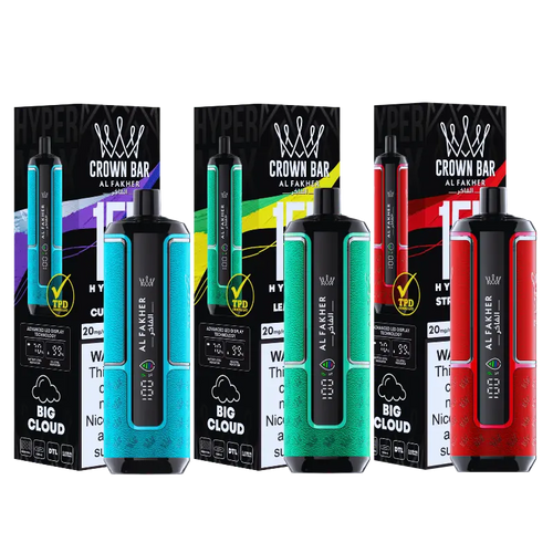 Al Fakher Crown Bar 15000 puff Hypermax in Dubai UAE