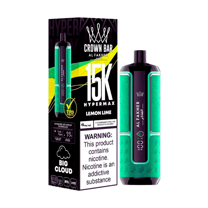 Al Fakher Crown Bar 15000 puff Hypermax in Dubai UAE
