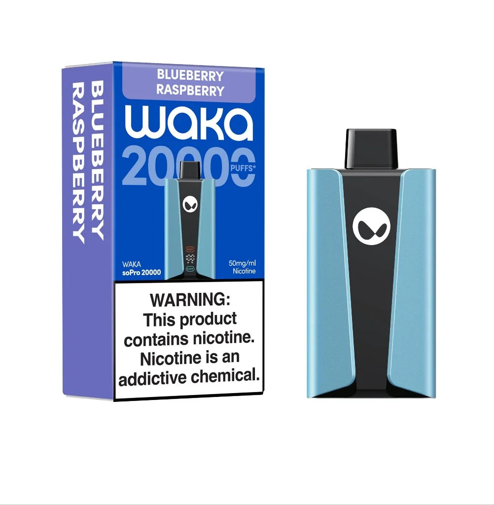 Waka Sopro 20000 Puffs 50mg Disposable Vape Blueberry Raspberry | Emirates Vapor UAE