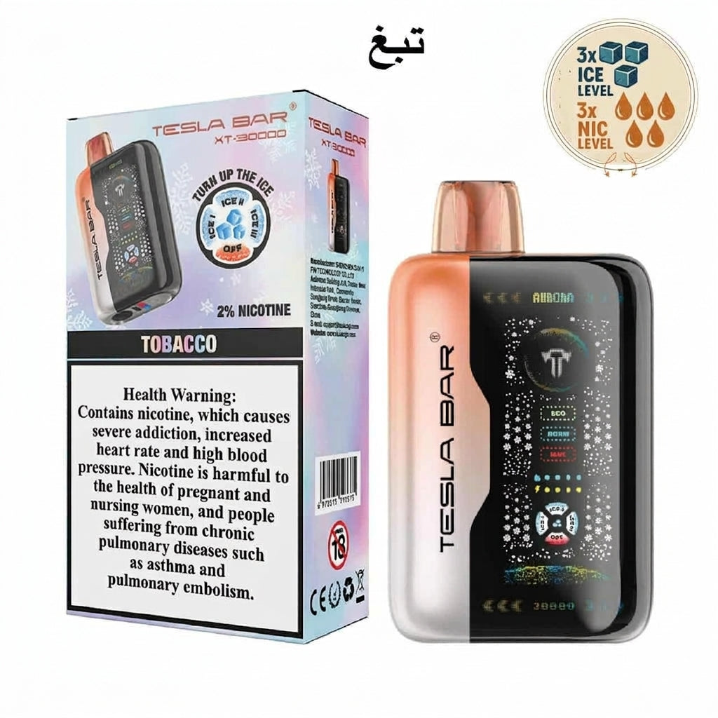 Tesla Bar XT 30000 Puff Disposable Vape - view 14 | Emirates Vapor UAE
