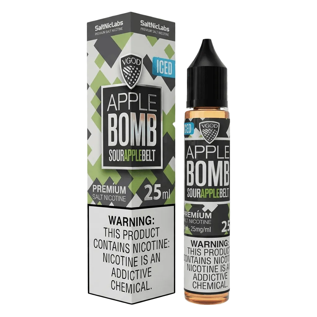 Vgod Iced apple bomb 30ml E liquid in | Emirates Vapor UAE