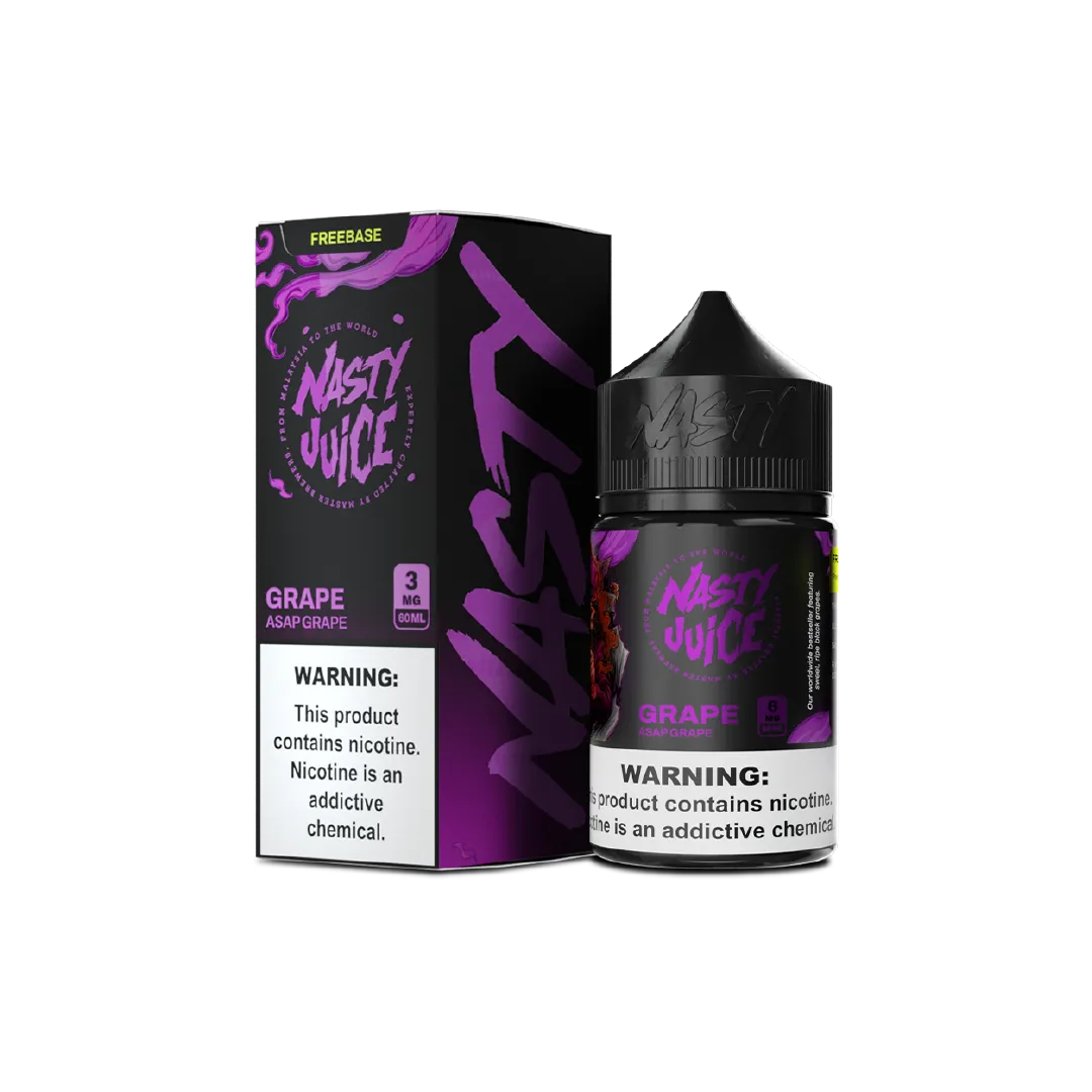 Nasty Asap Grape 3mg 60Ml E-Liquid | Emirates Vapor UAE