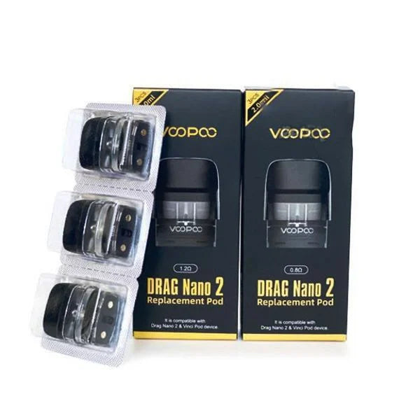 Buy Voopoo Drag Nano 2 Replacement Pods 3pcs/pack UAE