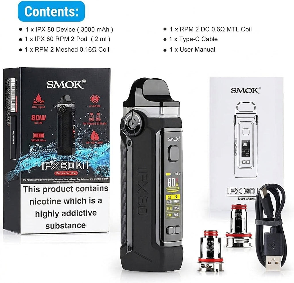 SMOK IPX80 Pod Mod Kit 80W 3000mAh in UAE