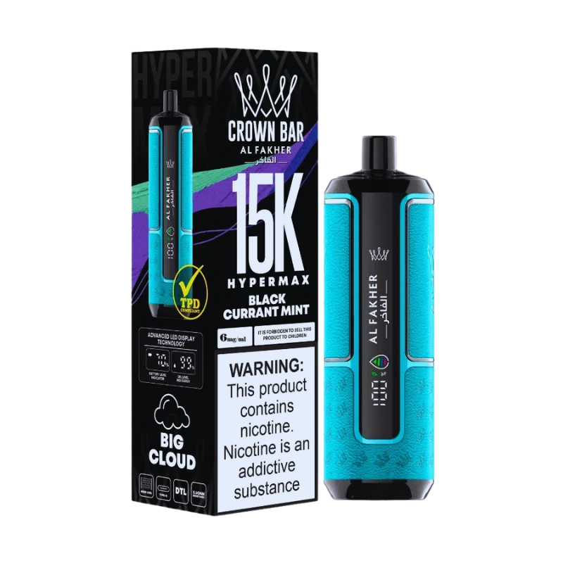 Al Fakher Crown Bar 15000 puff Hypermax in Dubai UAE