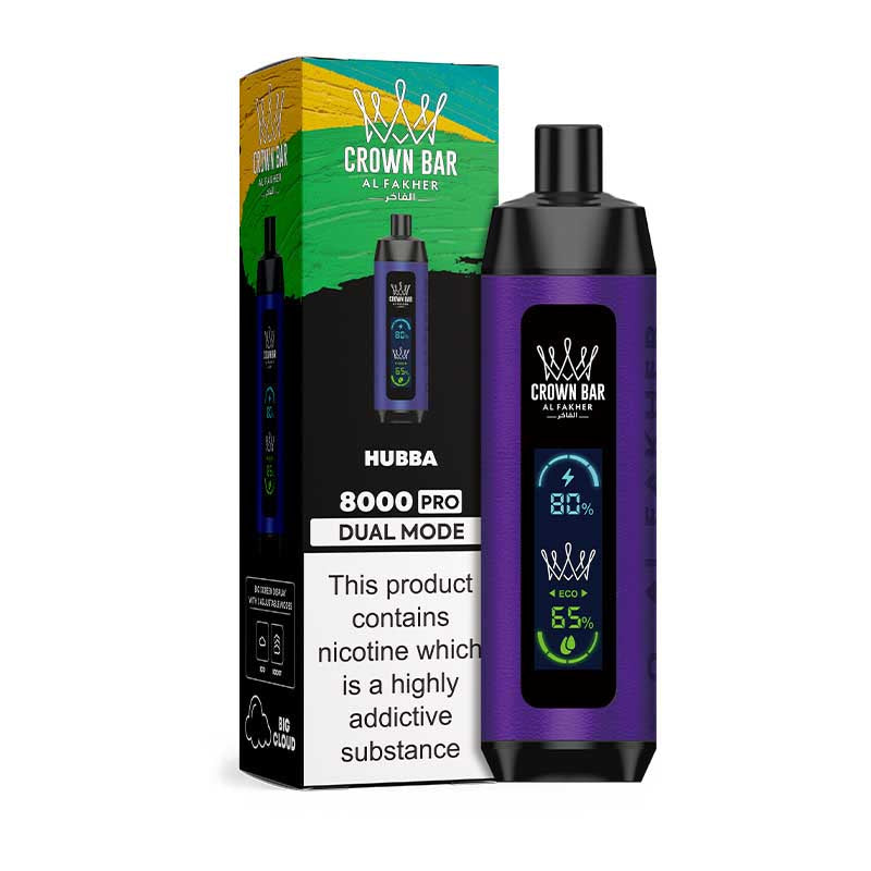 AL FAKHER CROWN BAR 8000 Puffs Disposable Vape Hubba | Emirates Vapor UAE