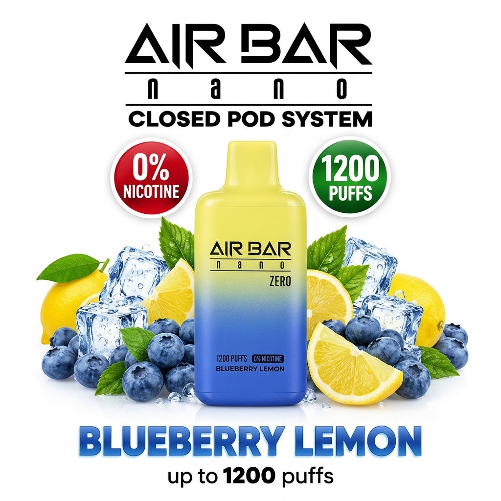 AIRBAR NANO ZERO 1200 Puffs Zero nicotine Disposable Vape UAE