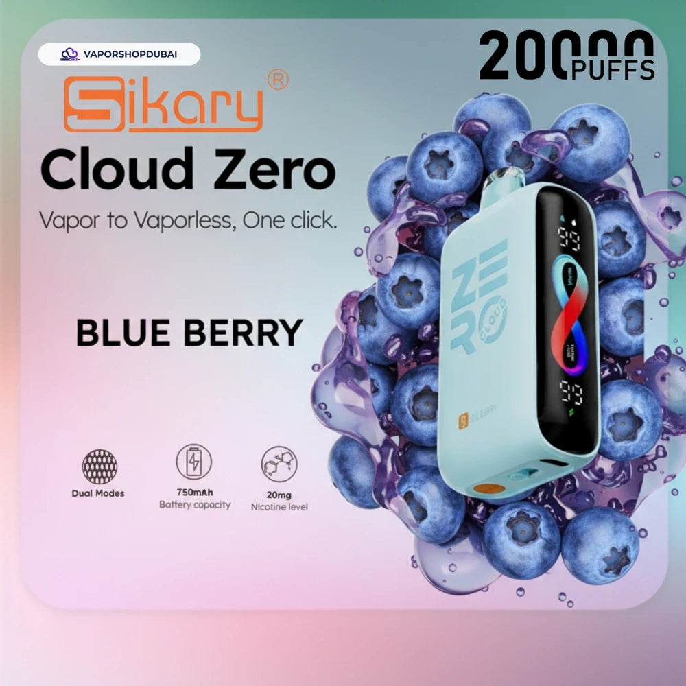 Sikary Cloud Zero 20000 Puffs Disposable 20mg In Dubai, UAE