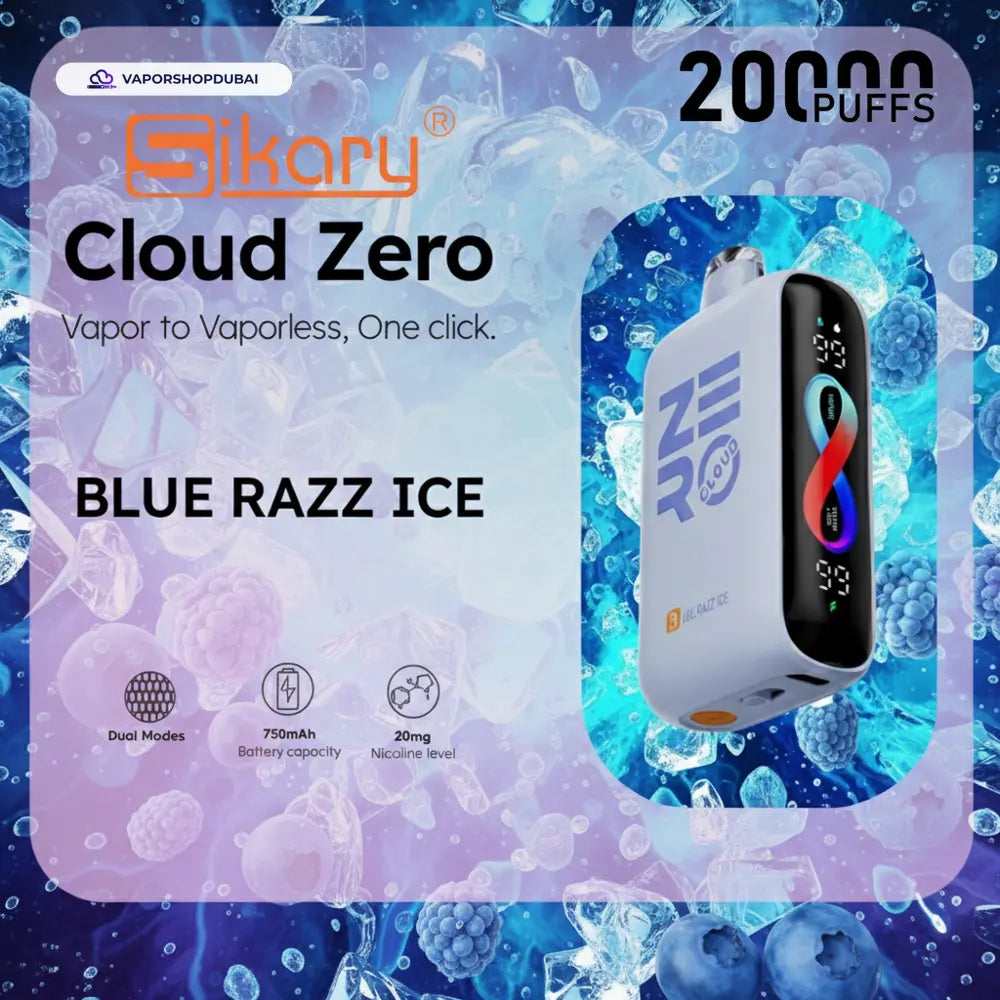 Sikary Cloud Zero 20000 Puffs Disposable 20mg In Dubai, UAE