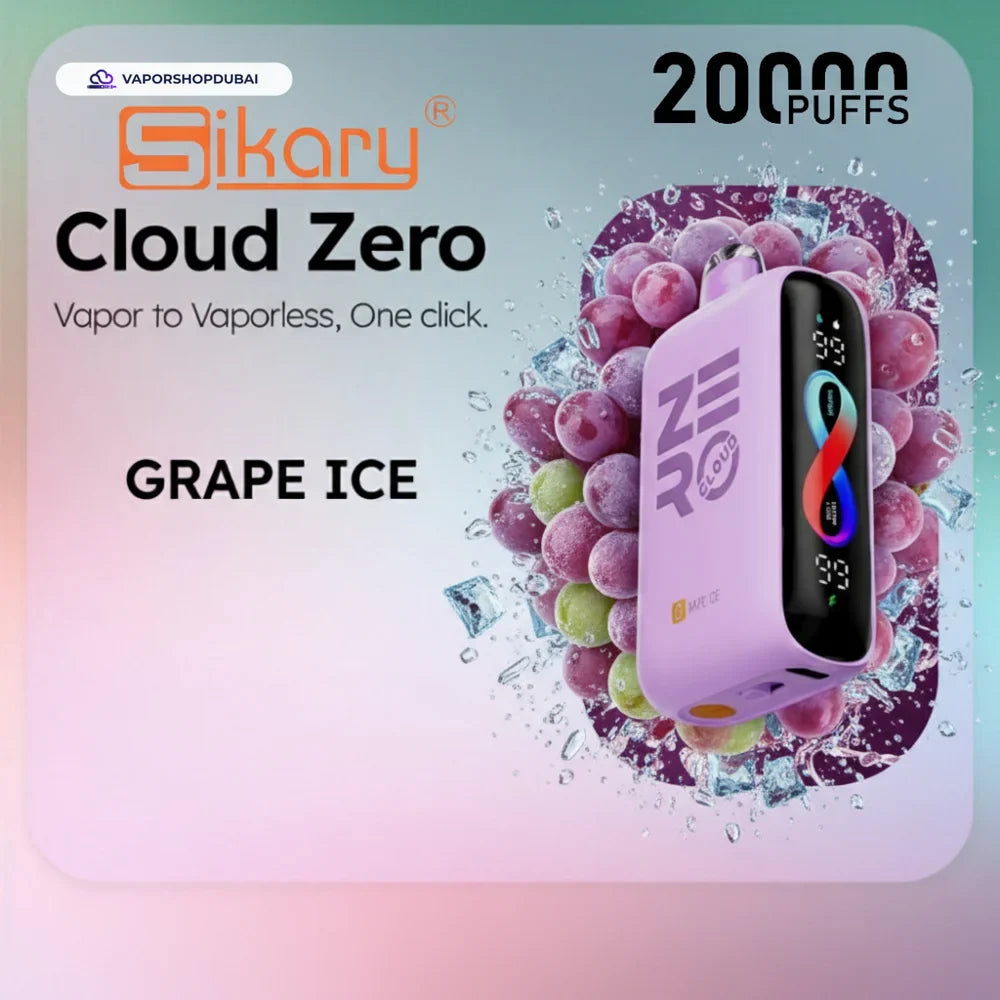 Sikary Cloud Zero 20000 Puffs Disposable 20mg best price UAE — ESMA certified