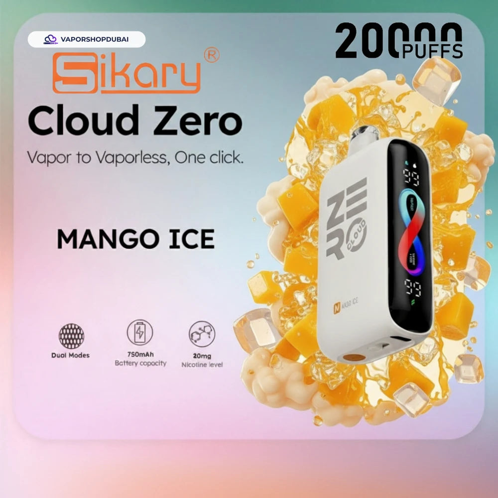 Sikary Cloud Zero 20000 Puffs Disposable 20mg In Dubai, UAE