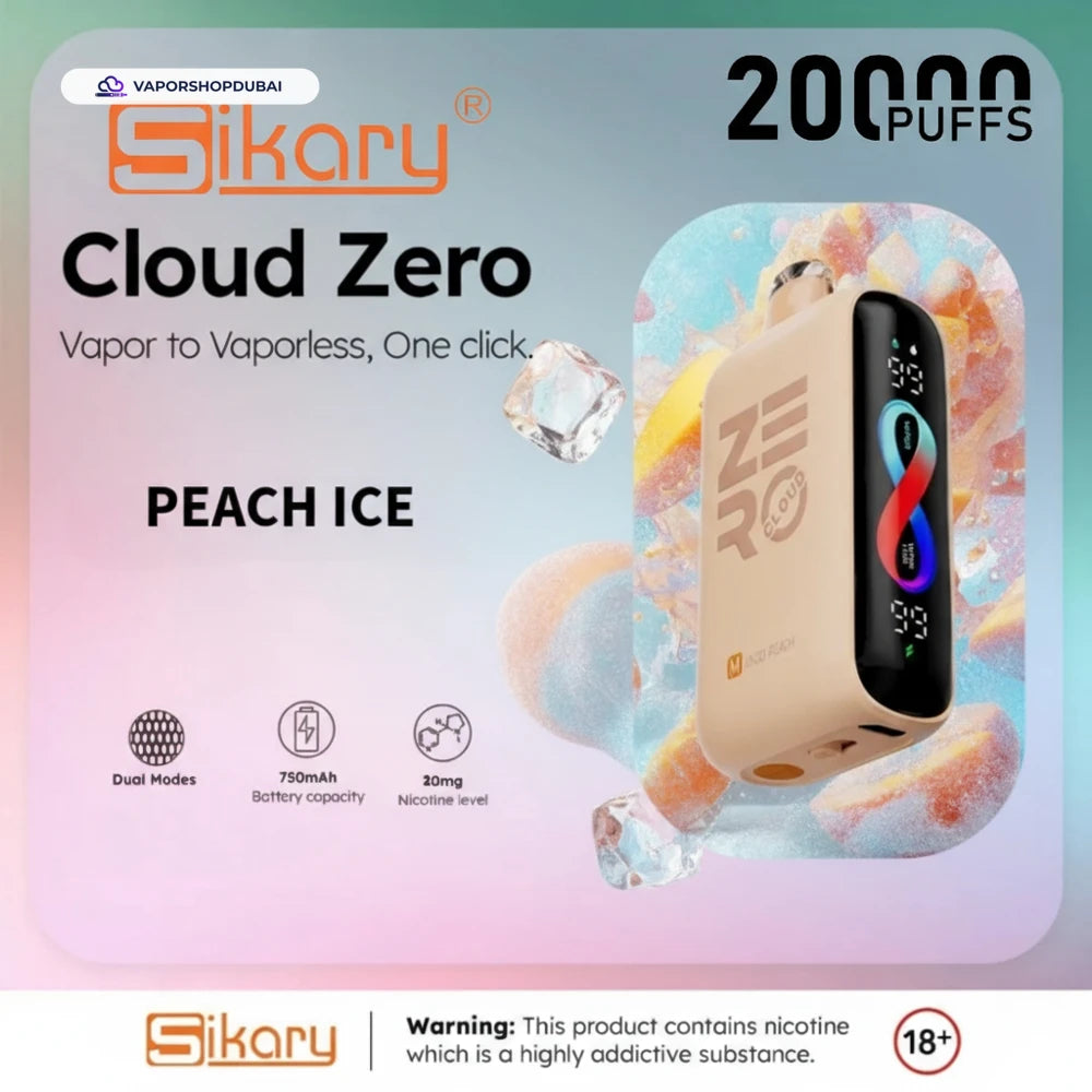 Sikary Cloud Zero 20000 Puffs Disposable 20mg In Dubai, UAE