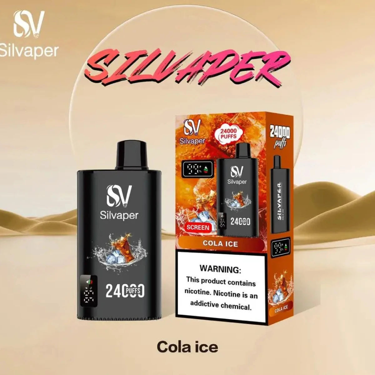 Silvaper 24000 Puffs Cola Ice Disposable Vape UAE