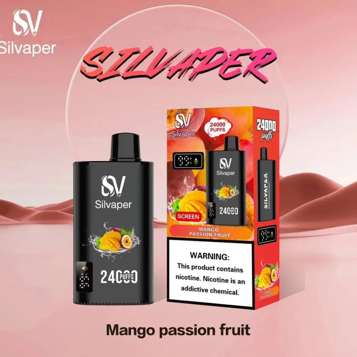 Silvaper 24000 Puffs Mango Passion Fruit Disposable Vape UAE