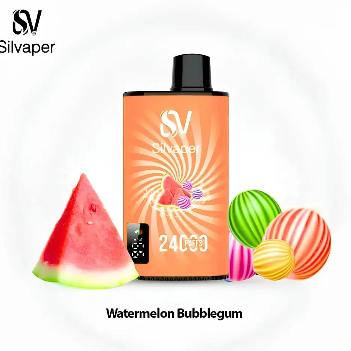 Silvaper 24000 Puffs Watermelon Bubblegum Disposable Vape UAE