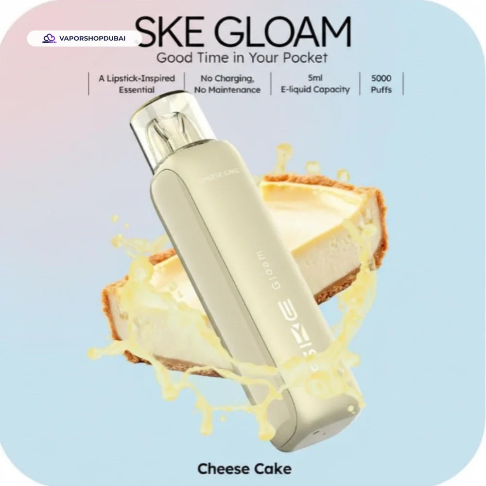 SKE Gloam 5000 Puffs Disposable Vape 20mg flavors UAE | Emirates Vapor Dubai