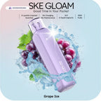 SKE Gloam 5000 Puffs Disposable Vape 20mg grape-ice UAE | Emirates Vapor