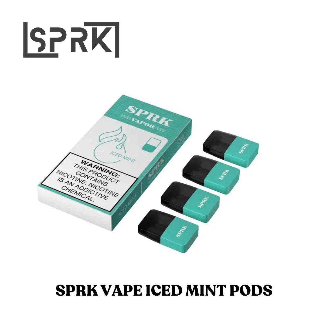 SPRK Vapor V4 Pods Iced Mint (Myle V4 compatible) UAE