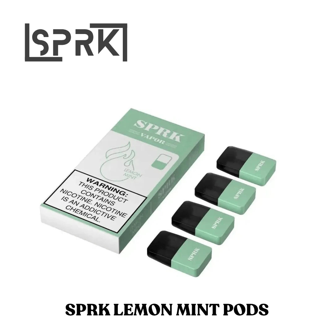 SPRK Vapor V4 Pods Lemon Mint (Myle V4 compatible) UAE