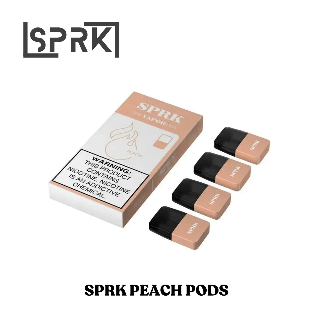 SPRK Vapor V4 Pods Peach (Myle V4 compatible) UAE