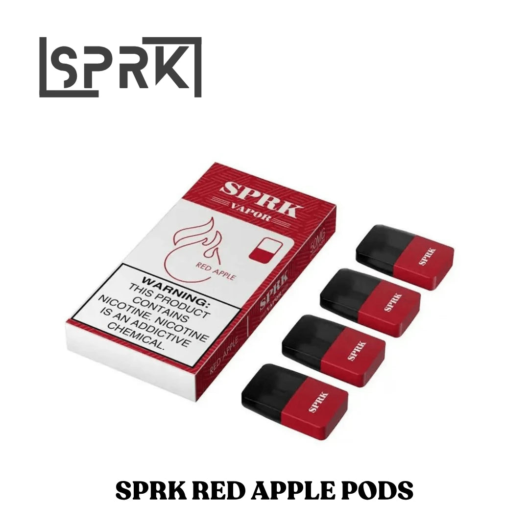 SPRK Vapor V4 Pods Red Apple (Myle V4 compatible) UAE
