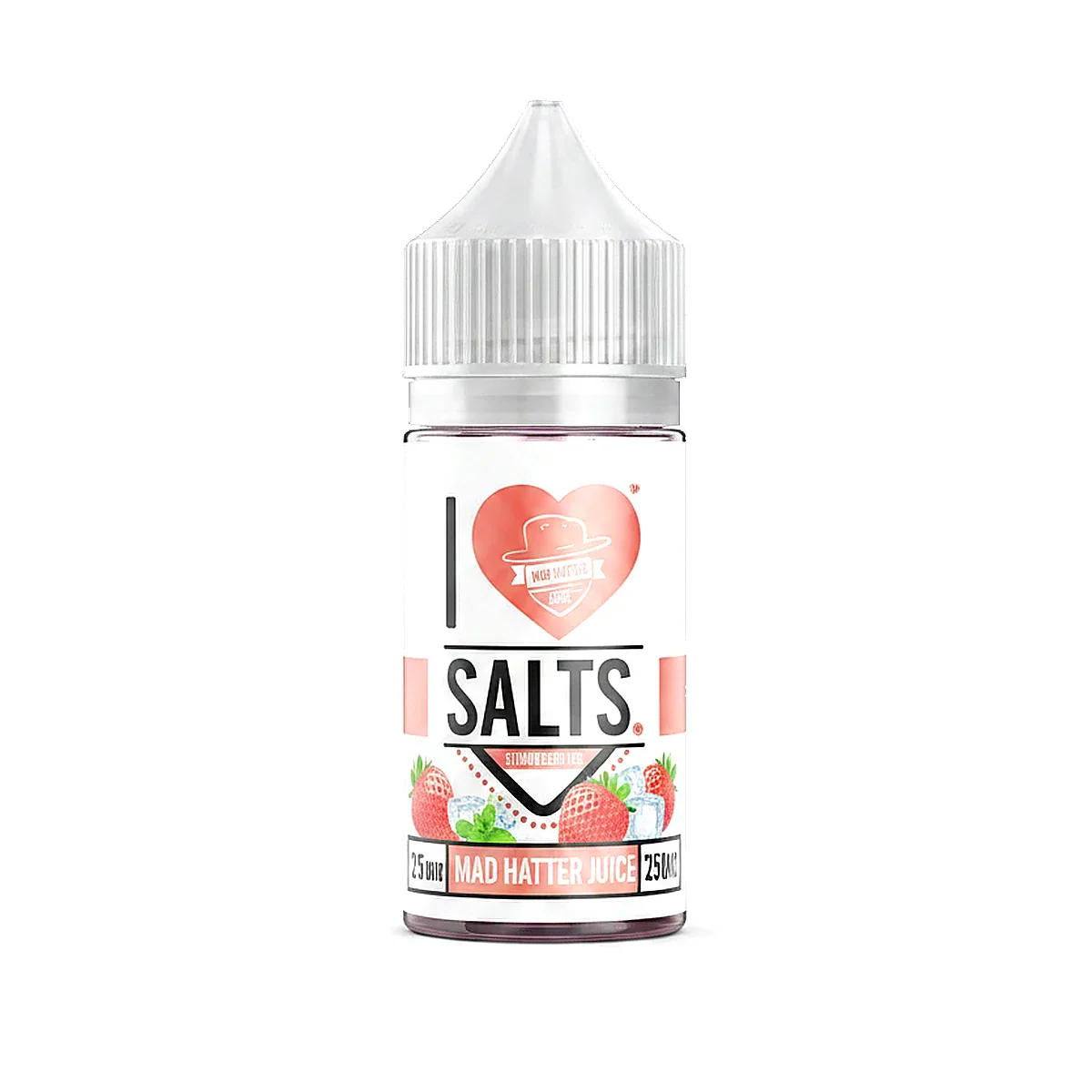 STRAWBERRY ICE I Love Salts by Mad Hatter Juice options UAE | Emirates Vapor Dubai