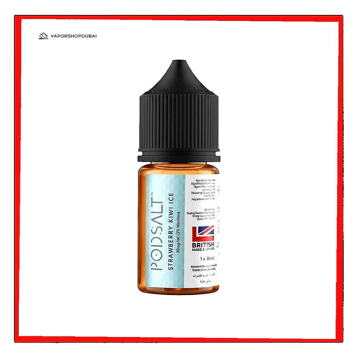 Strawberry Kiwi Ice By Pod Salt Nic Salt E-Liquid