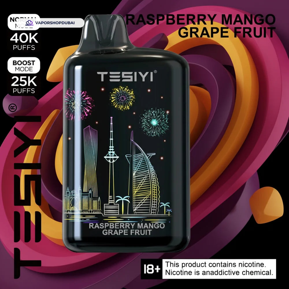 TESIYI ULTRA MAX 40000 Puffs Disposable Vape 50MG In UAE