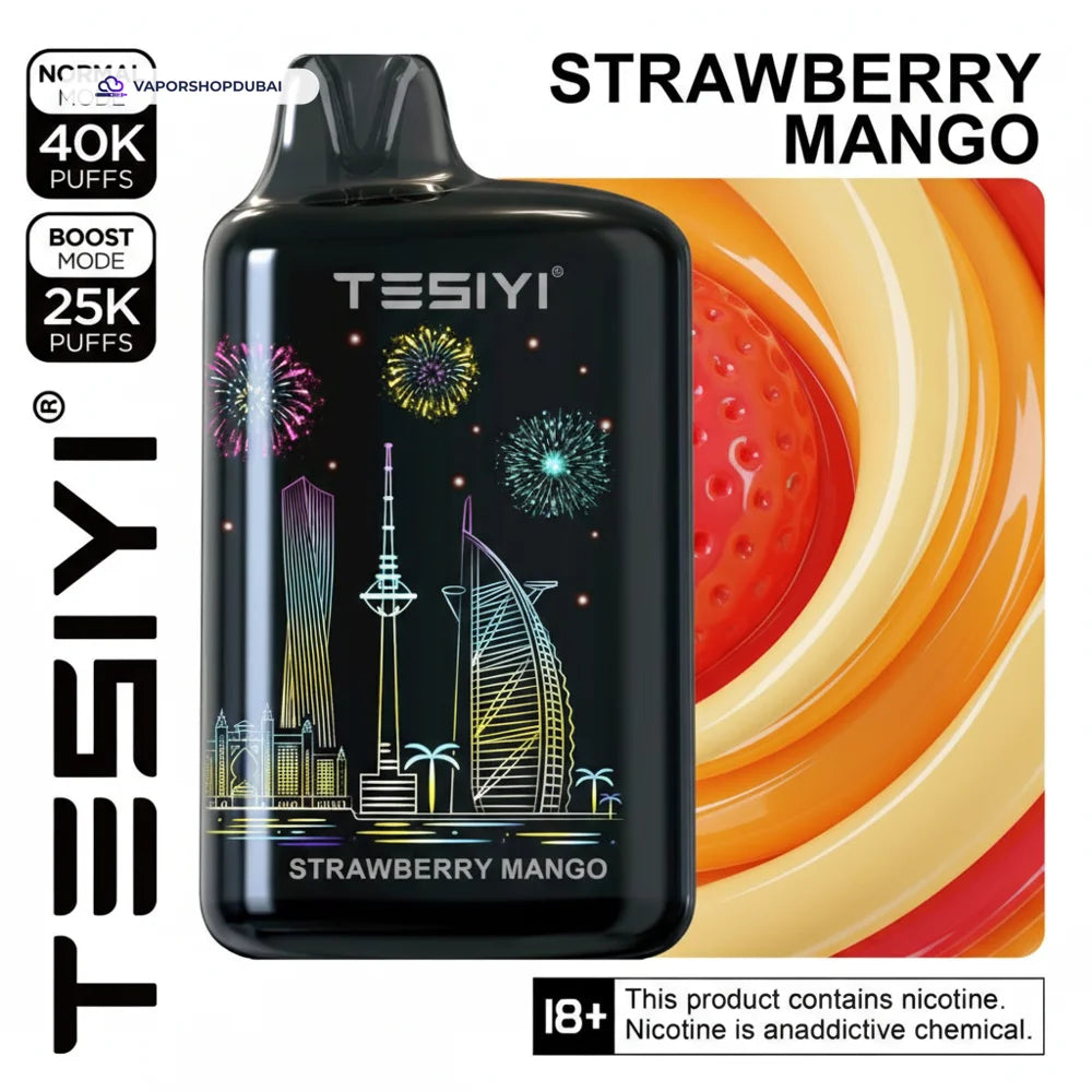TESIYI ULTRA MAX 40000 Puffs Disposable Vape 50MG In UAE