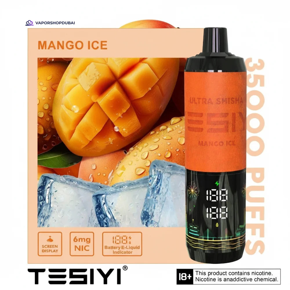 TESIYI Ultra Shisha 35000 Puffs Disposable Vape In UAE