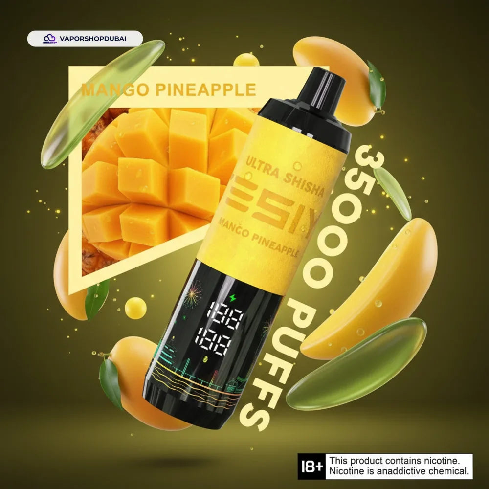 TESIYI Ultra Shisha 35000 Puffs Disposable Vape mango-pineapple UAE | Emirates Vapor