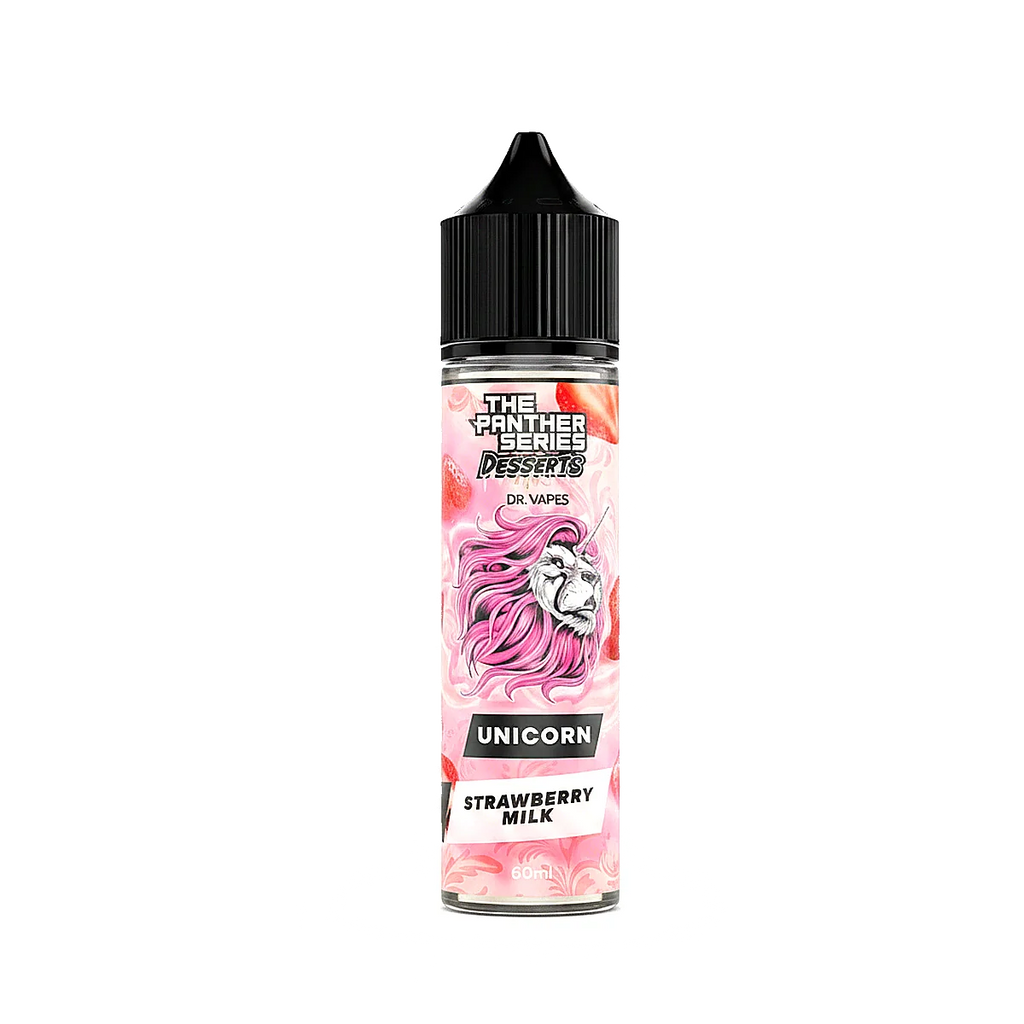 The Panther Series Desserts Dr Vapes Unicorn Strawberry Milk 60Ml Uae — AED 0 | Emirates Vapor