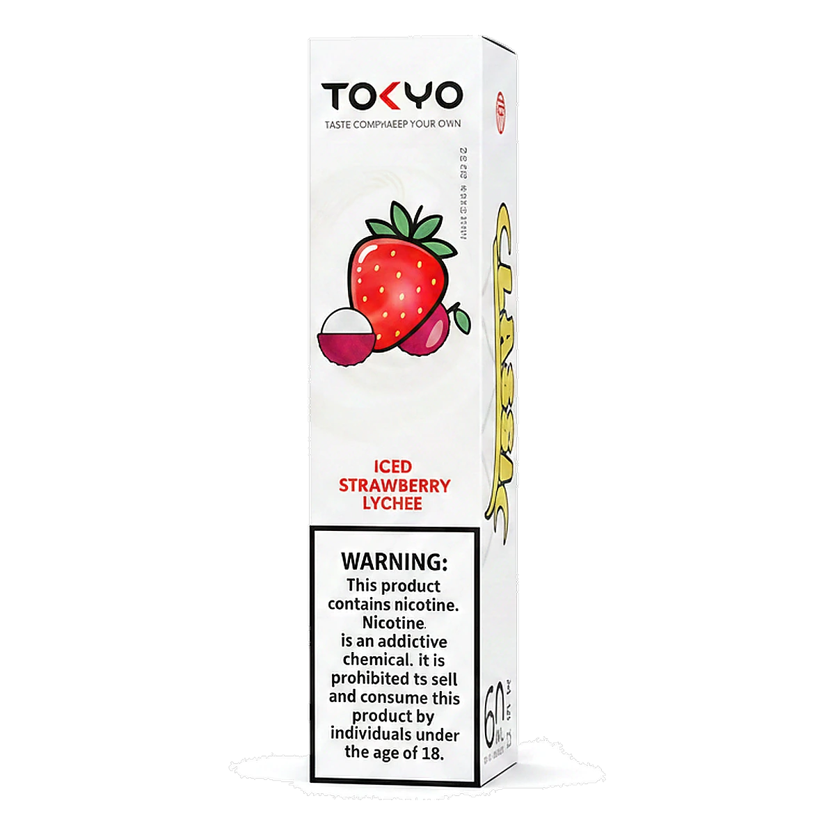 Tokyo Classic Series 12MG 60ML E-Liquids in UAE iced-strawberry-lychee UAE