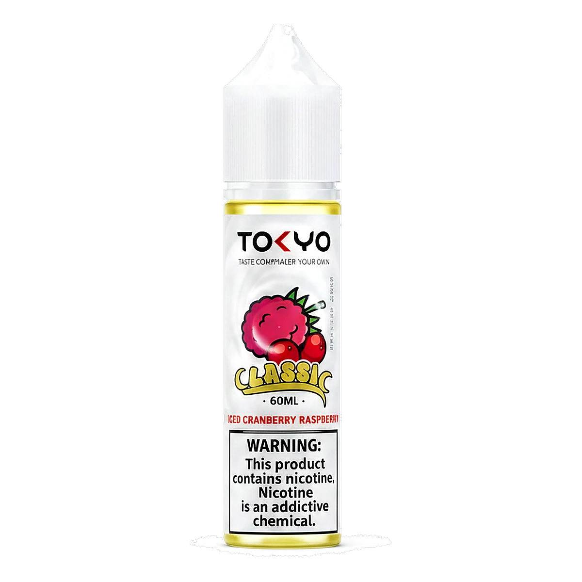 Tokyo Classic Series 12MG 60ML E-Liquids in UAE iced-cranberry-raspberry UAE