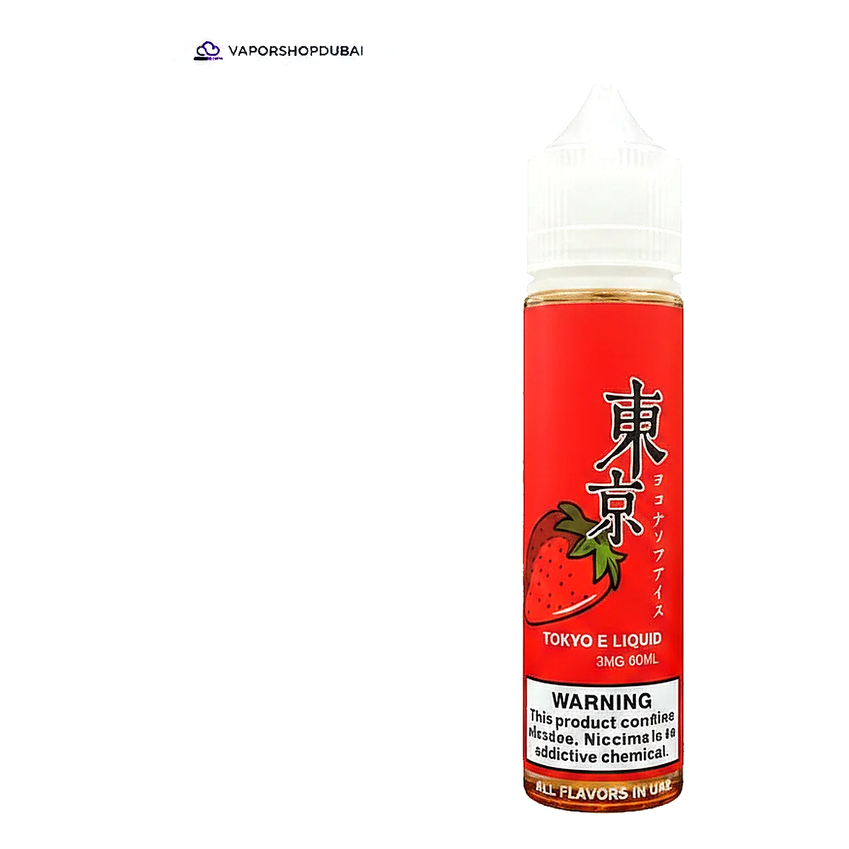 TOKYO E LIQUID 3MG 60ML ALL FLAVORS IN UAE