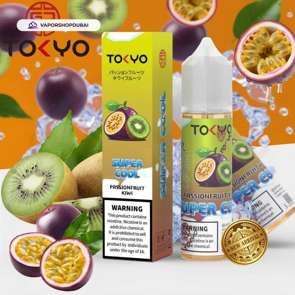Tokyo Super Cool 60ml passion-fruit-kiwi UAE | Emirates Vapor